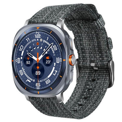 Bracelet de montre en toile de nylon xDfind, For Samsung Galaxy Watch Ultra / Ultra 2025, For Samsung Galaxy Watch8 / 8 Classic, For Samsung Galaxy Watch 7 / 6 / 5 / FE, For Samsung Galaxy Fit3