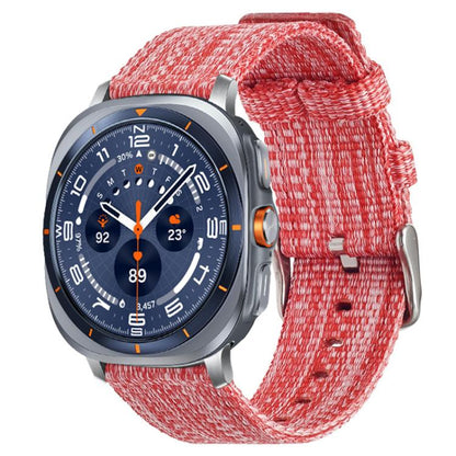 Bracelet de montre en toile de nylon xDfind, For Samsung Galaxy Watch Ultra / Ultra 2025, For Samsung Galaxy Watch8 / 8 Classic, For Samsung Galaxy Watch 7 / 6 / 5 / FE, For Samsung Galaxy Fit3