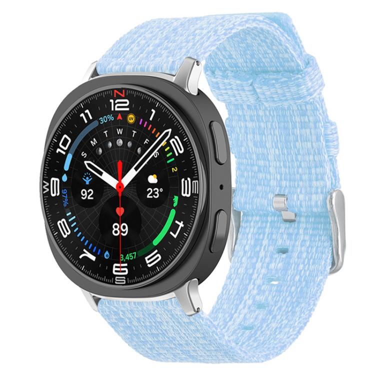 Bracelet de montre en toile de nylon xDfind, For Samsung Galaxy Watch Ultra / Ultra 2025, For Samsung Galaxy Watch8 / 8 Classic, For Samsung Galaxy Watch 7 / 6 / 5 / FE, For Samsung Galaxy Fit3