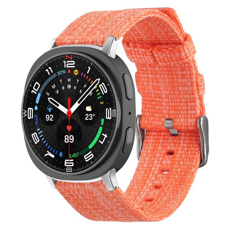 Bracelet de montre en toile de nylon xDfind, For Samsung Galaxy Watch Ultra / Ultra 2025, For Samsung Galaxy Watch8 / 8 Classic, For Samsung Galaxy Watch 7 / 6 / 5 / FE, For Samsung Galaxy Fit3