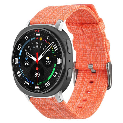 Bracelet de montre en toile de nylon xDfind, For Samsung Galaxy Watch Ultra / Ultra 2025, For Samsung Galaxy Watch8 / 8 Classic, For Samsung Galaxy Watch 7 / 6 / 5 / FE, For Samsung Galaxy Fit3