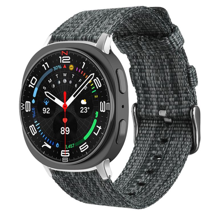 Bracelet de montre en toile de nylon xDfind, For Samsung Galaxy Watch Ultra / Ultra 2025, For Samsung Galaxy Watch8 / 8 Classic, For Samsung Galaxy Watch 7 / 6 / 5 / FE, For Samsung Galaxy Fit3