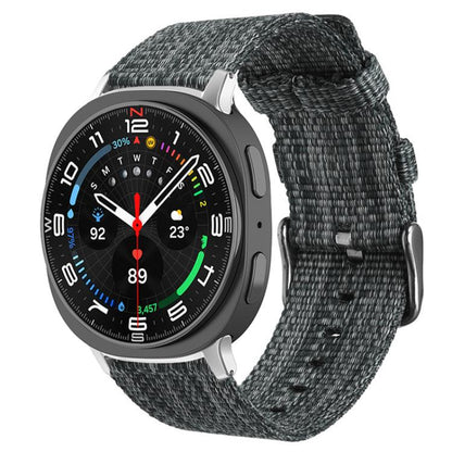 Bracelet de montre en toile de nylon xDfind, For Samsung Galaxy Watch Ultra / Ultra 2025, For Samsung Galaxy Watch8 / 8 Classic, For Samsung Galaxy Watch 7 / 6 / 5 / FE, For Samsung Galaxy Fit3