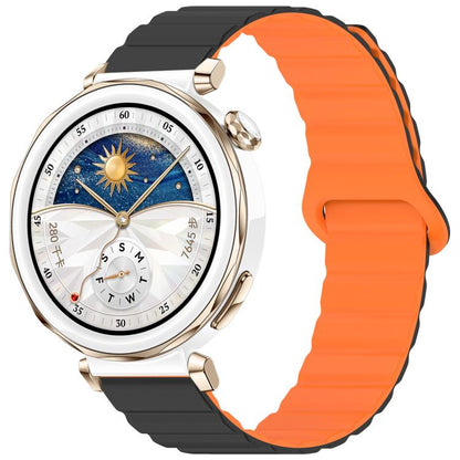 Bracelet de montre magnétique en silicone brillant xDfind Loop, 18mm, 20mm, 22mm
