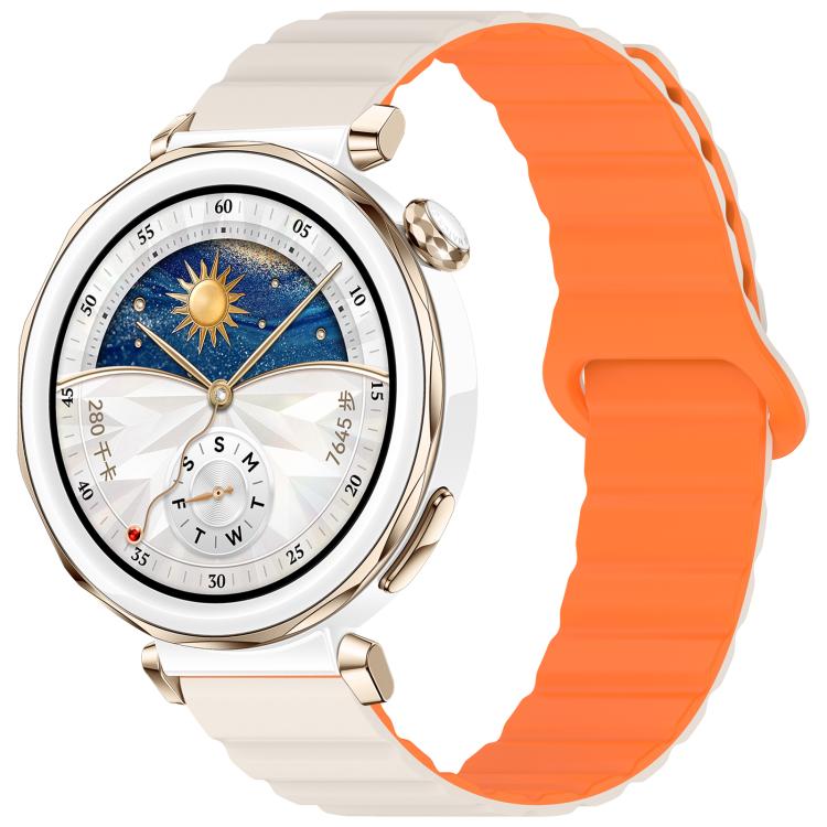 Bracelet de montre magnétique en silicone brillant xDfind Loop, 18mm, 20mm, 22mm