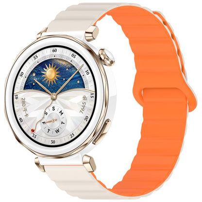 Bracelet de montre magnétique en silicone brillant xDfind Loop, 18mm, 20mm, 22mm