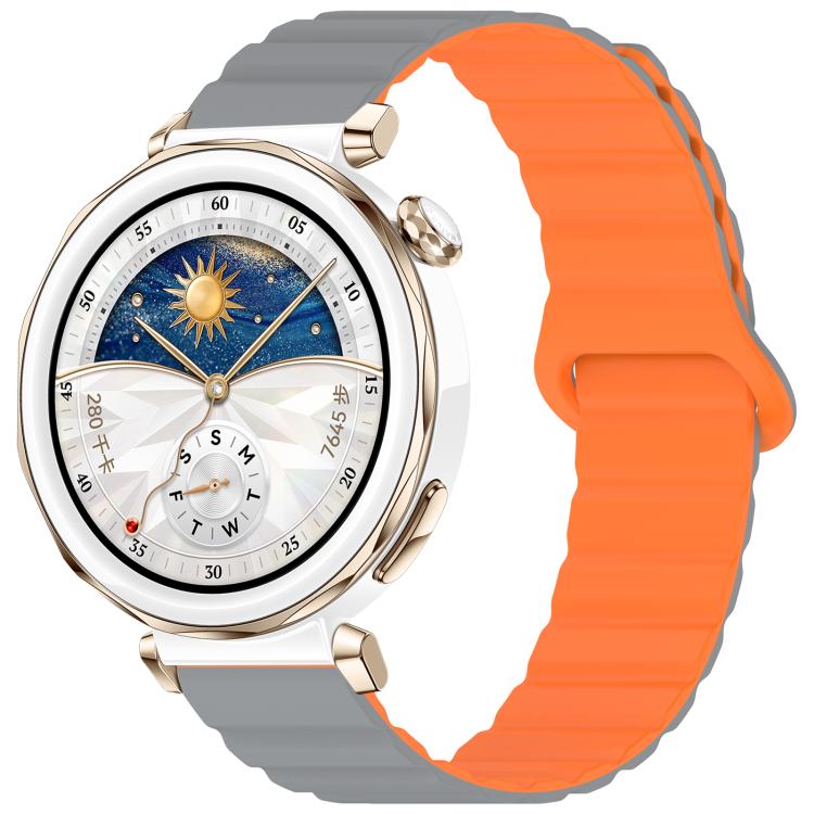 Bracelet de montre magnétique en silicone brillant xDfind Loop, 18mm, 20mm, 22mm