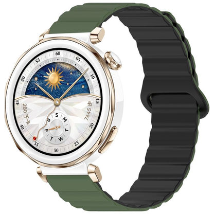 Bracelet de montre magnétique en silicone brillant xDfind Loop, 18mm, 20mm, 22mm