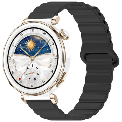 Bracelet de montre magnétique en silicone brillant xDfind Loop, 18mm, 20mm, 22mm