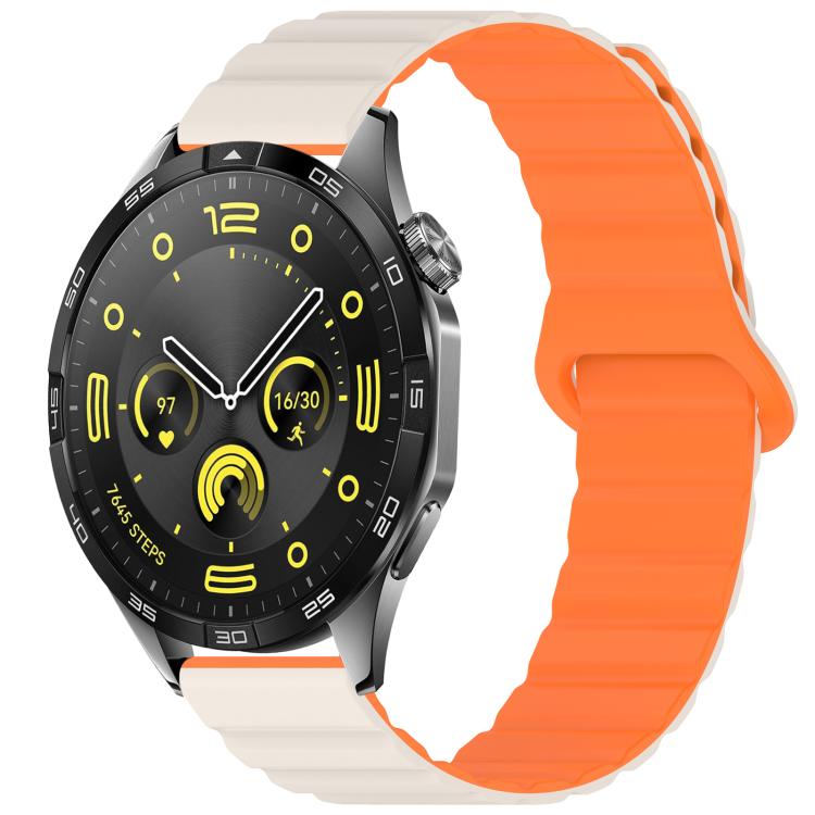 Bracelet de montre magnétique en silicone brillant xDfind Loop, 18mm, 20mm, 22mm
