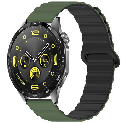 Bracelet de montre magnétique en silicone brillant xDfind Loop, 18mm, 20mm, 22mm
