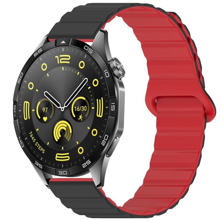 Bracelet de montre magnétique en silicone brillant xDfind Loop, 18mm, 20mm, 22mm
