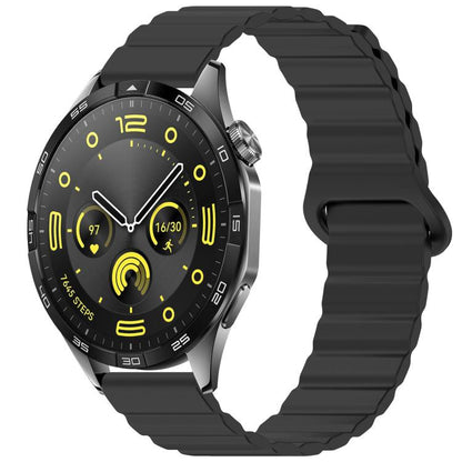 Bracelet de montre magnétique en silicone brillant xDfind Loop, 18mm, 20mm, 22mm