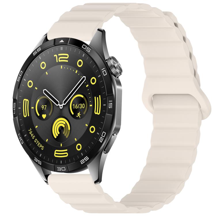Bracelet de montre magnétique en silicone brillant xDfind Loop, 18mm, 20mm, 22mm