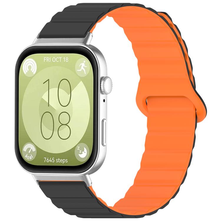Bracelet de montre magnétique en silicone brillant xDfind Loop, For Huawei Watch Fit4 Pro / Fit4 / Fit3