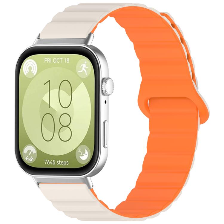 Bracelet de montre magnétique en silicone brillant xDfind Loop, For Huawei Watch Fit4 Pro / Fit4 / Fit3