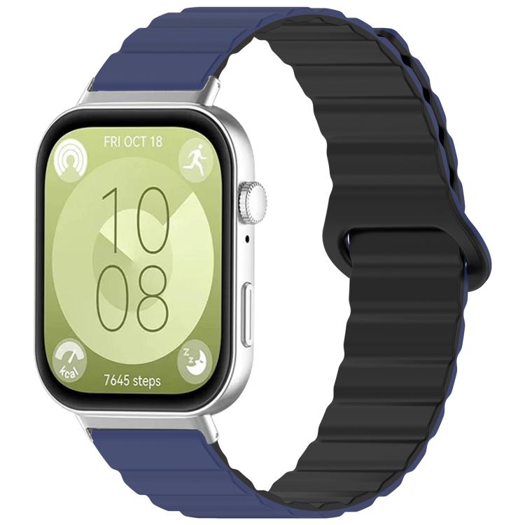 Bracelet de montre magnétique en silicone brillant xDfind Loop, For Huawei Watch Fit4 Pro / Fit4 / Fit3