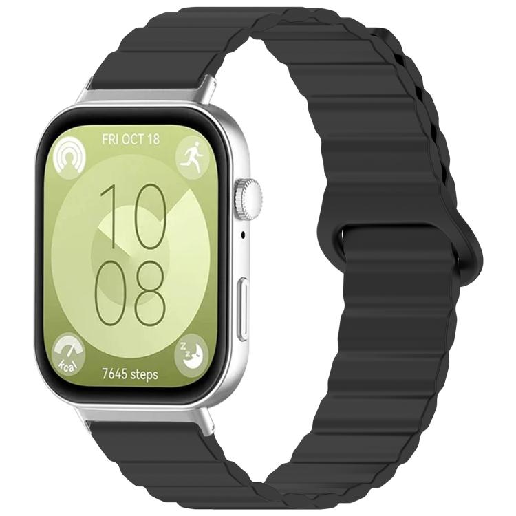 Bracelet de montre magnétique en silicone brillant xDfind Loop, For Huawei Watch Fit4 Pro / Fit4 / Fit3