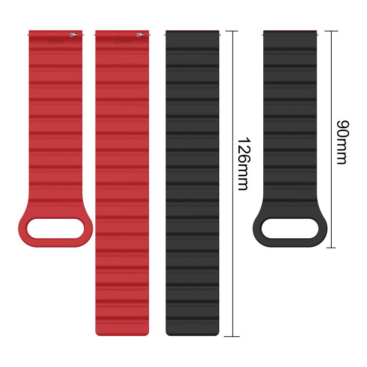 Bracelet de montre magnétique en silicone brillant xDfind Loop, For Garmin Fenix 8/7X/6X/5X 26mm, For Garmin Forerunner 45 / 45S / Swim 2