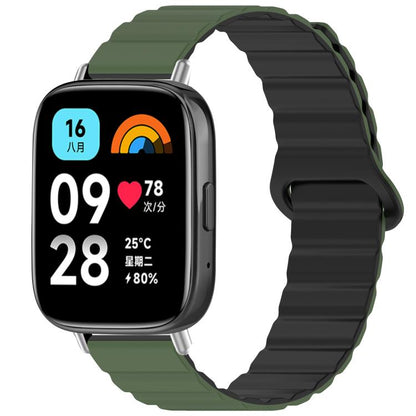 Bracelet de montre magnétique en silicone brillant xDfind Loop, For Xiaomi Band 10 Pro / 9 Pro / Redmi Watch 6, For Redmi Watch 3 Active / Watch 3 Lite, For Redmi Watch 3