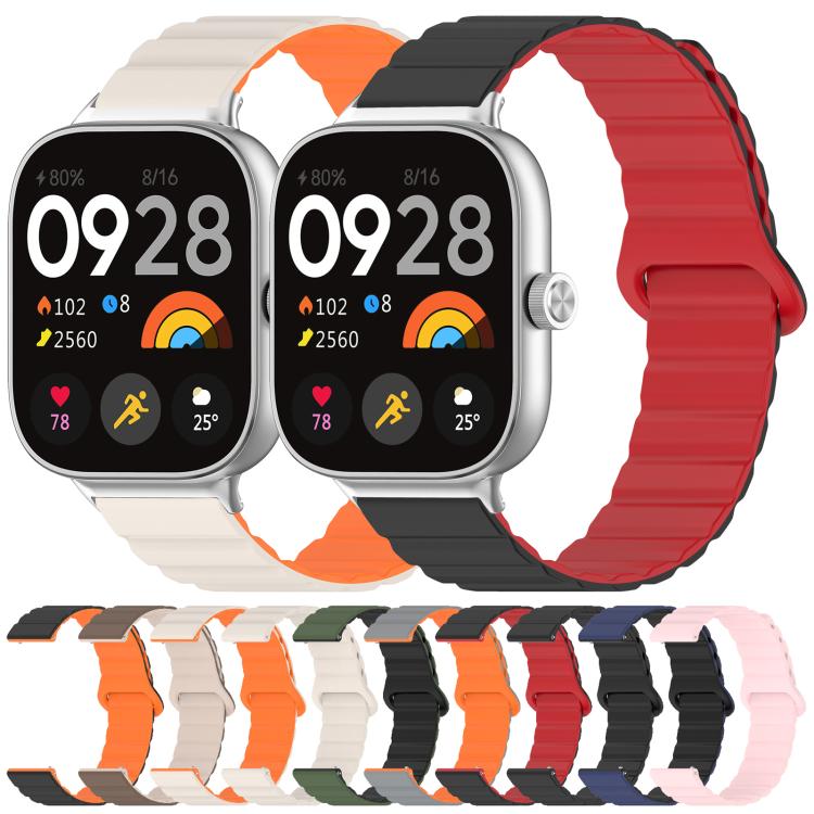 Bracelet de montre magnétique en silicone brillant xDfind Loop, For Xiaomi Band 10 Pro / 9 Pro / Redmi Watch 6, For Redmi Watch 3 Active / Watch 3 Lite, For Redmi Watch 3