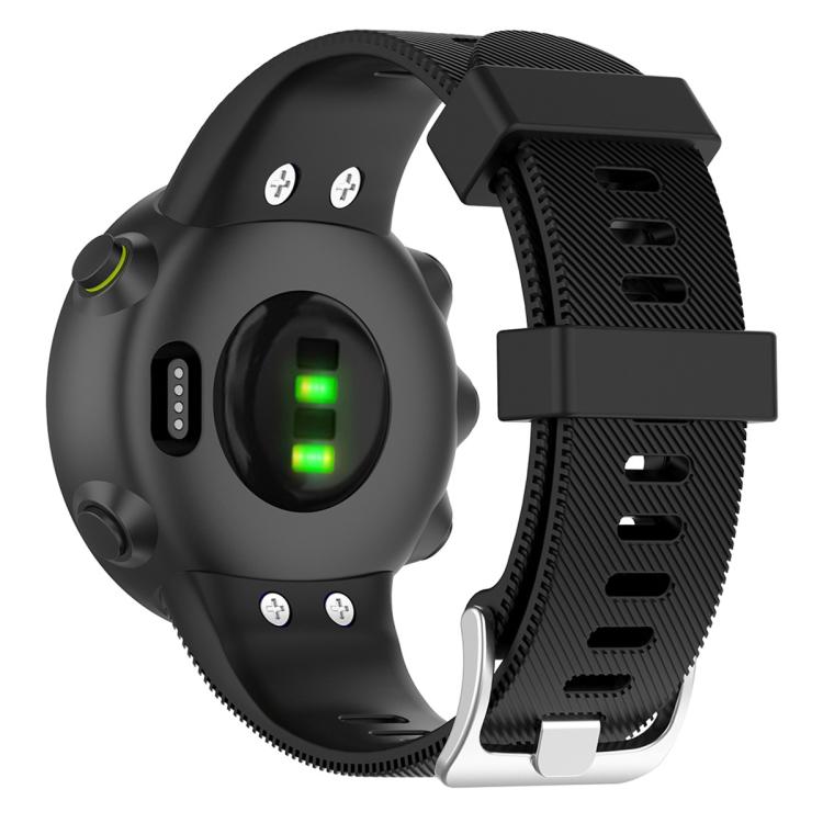 Bracelet de montre en silicone uni sergé xDfind, For Garmin Forerunner 45 / 45S / Swim 2