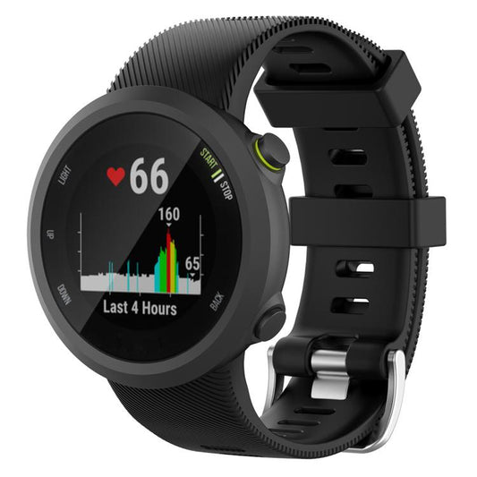 Bracelet de montre en silicone uni sergé xDfind, For Garmin Forerunner 45 / 45S / Swim 2