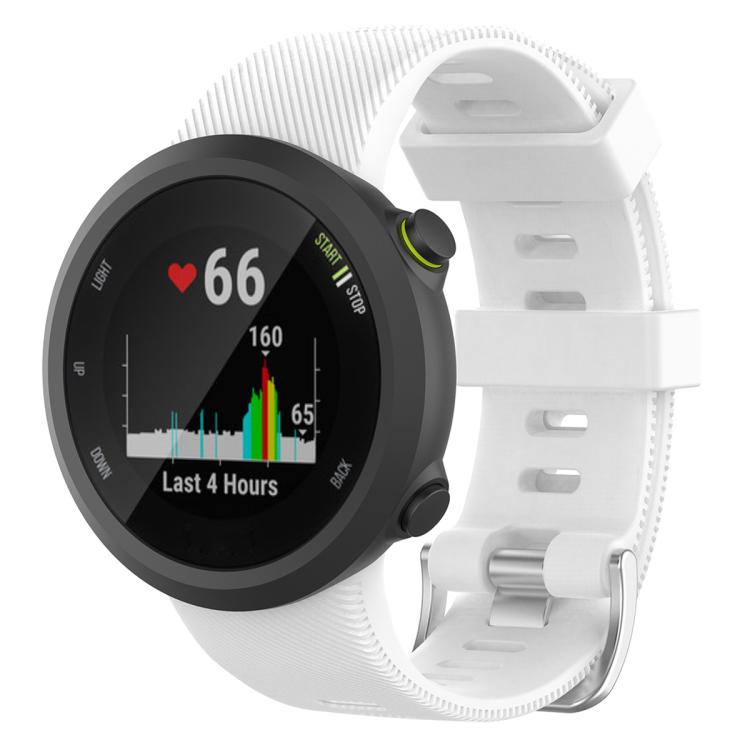 Bracelet de montre en silicone uni sergé xDfind, For Garmin Forerunner 45 / 45S / Swim 2