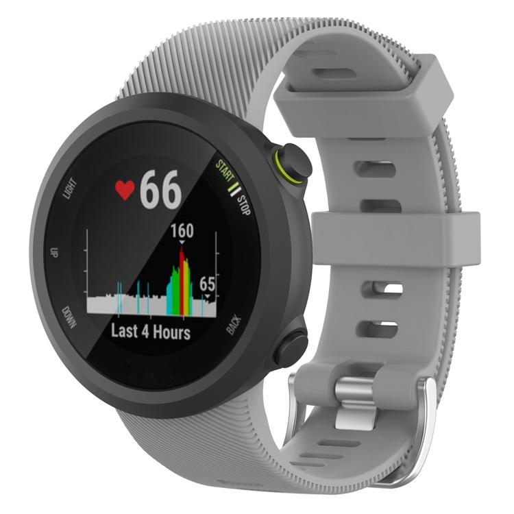 Bracelet de montre en silicone uni sergé xDfind, For Garmin Forerunner 45 / 45S / Swim 2