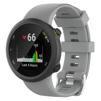 Bracelet de montre en silicone uni sergé xDfind, For Garmin Forerunner 45 / 45S / Swim 2