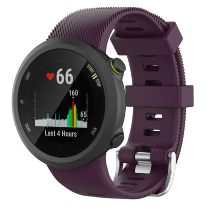 Bracelet de montre en silicone uni sergé xDfind, For Garmin Forerunner 45 / 45S / Swim 2