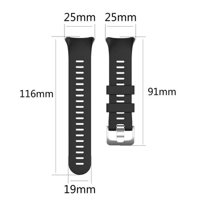 Bracelet de montre en silicone uni sergé xDfind, For Garmin Forerunner 45 / 45S / Swim 2