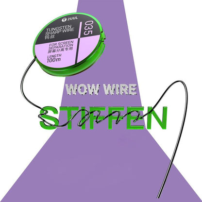 2UUL WS-035 0.035mm 100m Tungsten Sharp Diamond Wire