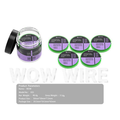2UUL WS-035 0.035mm 100m Tungsten Sharp Diamond Wire