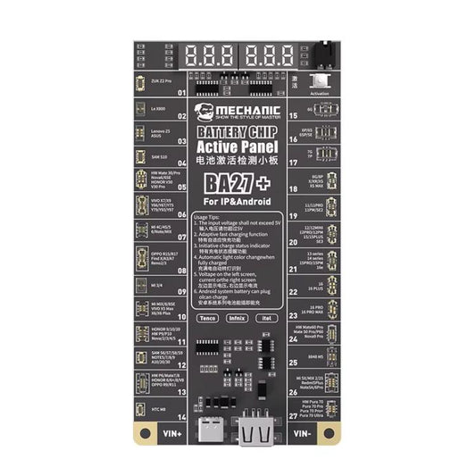 Mechanic BA27+ 4.2V Low Voltage Output Battery Chip Activation Board for iPhone 8-16 Pro Max / Most Android