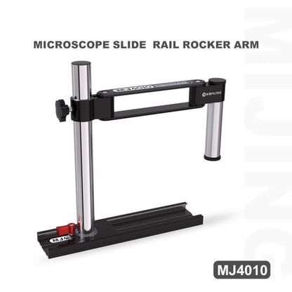 Mijing MJ4010 32mm 360 Universal Metal Swing Arm Liftable Fixed Stand with Slide Rails