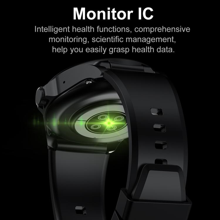 Montre connectée F36 avec écran couleur TFT 1,46 pouce, écouteurs Bluetooth intégrés, compatible appels Bluetooth et NFC.