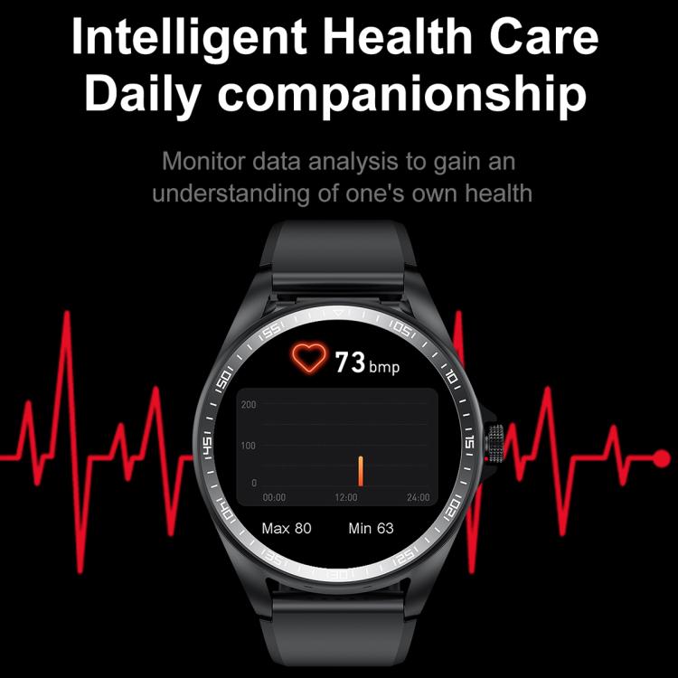 Montre connectée F36 avec écran couleur TFT 1,46 pouce, écouteurs Bluetooth intégrés, compatible appels Bluetooth et NFC.