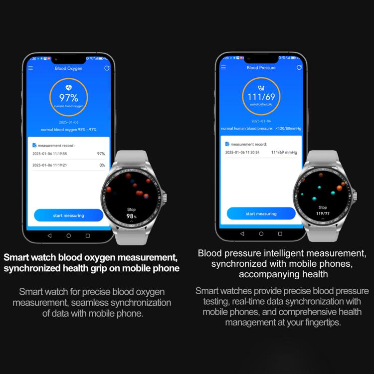 Montre connectée F36 avec écran couleur TFT 1,46 pouce, écouteurs Bluetooth intégrés, compatible appels Bluetooth et NFC.