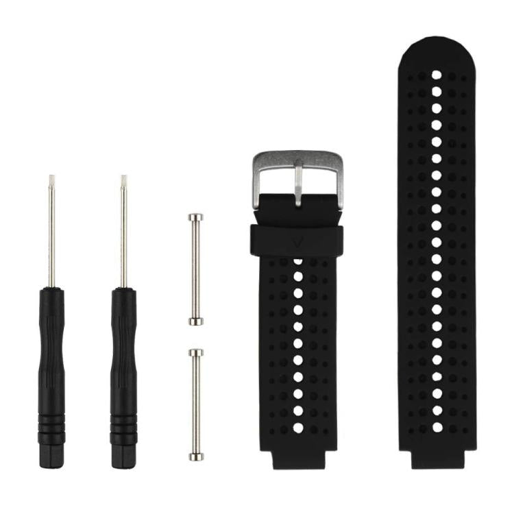 Bracelet de montre en silicone bicolore xDfind avec outil, For Garmin Forerunner 235/220/620/630/230/735