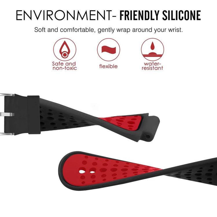 Bracelet de montre en silicone bicolore xDfind avec outil, For Garmin Forerunner 235/220/620/630/230/735