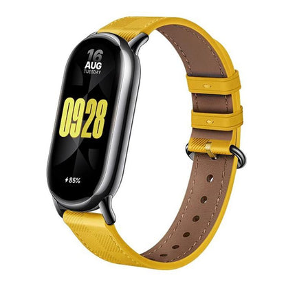 Bracelet de montre en cuir à motif écossais xDfind, For Xiaomi Smart Band 10 / 9 / 8