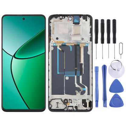 Écran OLED LCD numériseur complet avec cadre, For Realme 12+ 5G RMX3867, For Realme 11 4G RMX3636