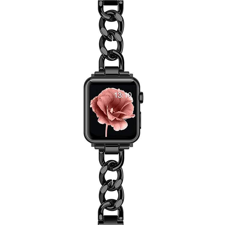 Bracelet de montre en métal à double cercle xDfind, For Apple Watch 42 / 44 / 45 / 46 / 49mm, For Apple Watch 38 / 40 / 41 / S10 42mm