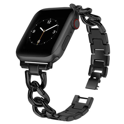 Bracelet de montre en métal à double cercle xDfind, For Apple Watch 42 / 44 / 45 / 46 / 49mm, For Apple Watch 38 / 40 / 41 / S10 42mm