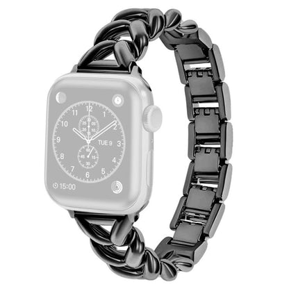 Bracelet de montre en métal en forme de V xDfind, For Apple Watch 42 / 44 / 45 / 46 / 49mm, For Apple Watch 38 / 40 / 41 / S10 42mm
