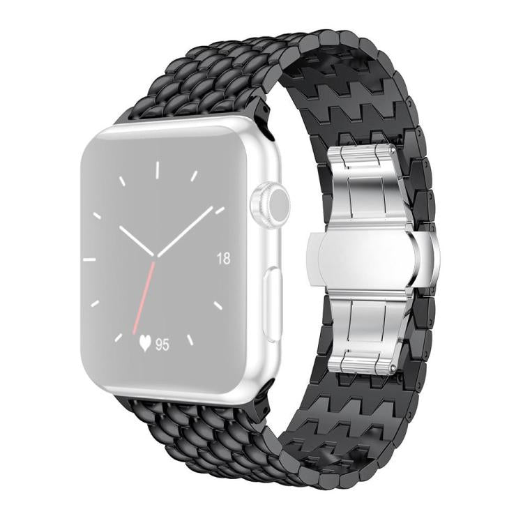 Bracelet de montre en métal à texture dragon xDfind, For Apple Watch 42 / 44 / 45 / 46 / 49mm, For Apple Watch 38 / 40 / 41 / S10 42mm