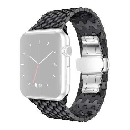 Bracelet de montre en métal à texture dragon xDfind, For Apple Watch 42 / 44 / 45 / 46 / 49mm, For Apple Watch 38 / 40 / 41 / S10 42mm