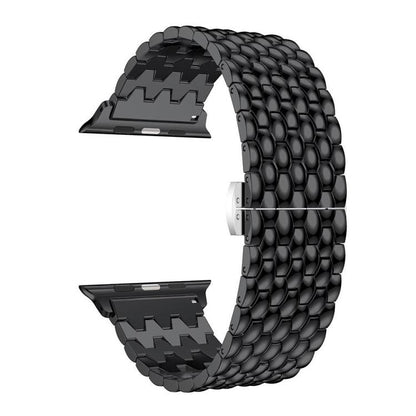 Bracelet de montre en métal à texture dragon xDfind, For Apple Watch 42 / 44 / 45 / 46 / 49mm, For Apple Watch 38 / 40 / 41 / S10 42mm