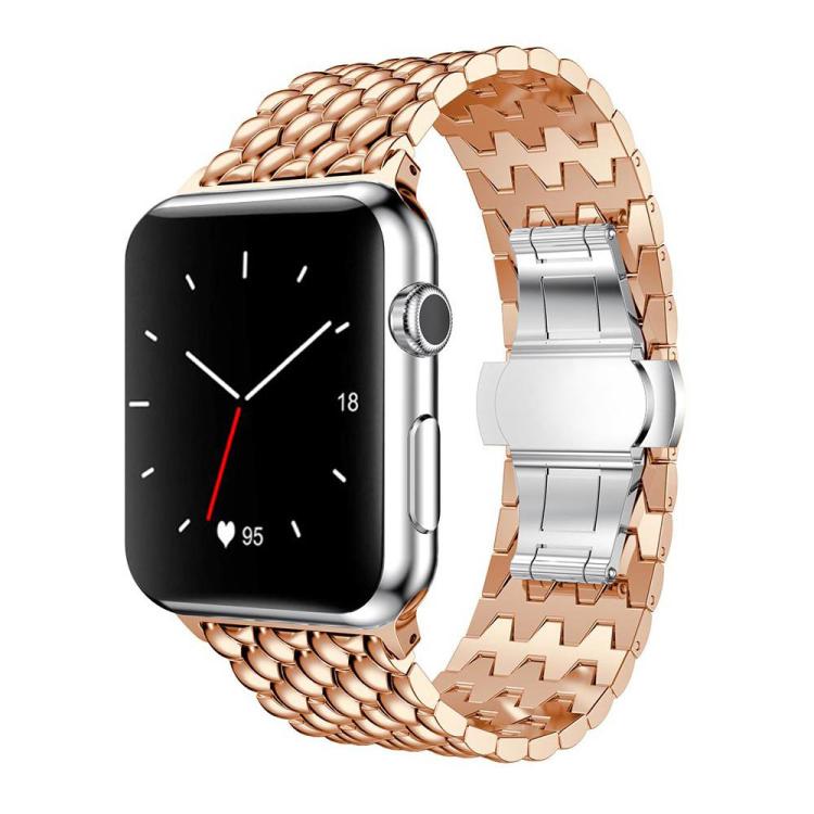 Bracelet de montre en métal à texture dragon xDfind, For Apple Watch 42 / 44 / 45 / 46 / 49mm, For Apple Watch 38 / 40 / 41 / S10 42mm